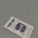 24Pcs Christmas Press on Nails Short Fake Nails Silver Blue Glitter Design Full Cover False Nails Snowflake Artificial Acrylic Nails Winter Glue on Nails Xmas Stick on Nails for New Year Manicure Art