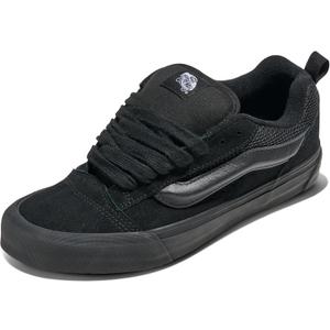Vans Womens Knu Skool (12 Women/10.5 Men, Black/Black)
