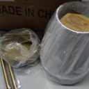 Peel and Stick Wall Sconces, Stick On Wall Sconce Set of 2, Battery Operated Wireless Wall Light, No Drill Adhesive Wall Lamp, Corn Bulb with 10000mAh Rechargeable Battery, Bedroom Wall Decor (Gold)