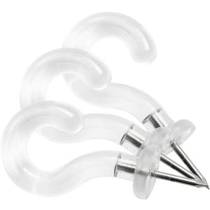 Push Pin Wall Hook - Klear Kindness (Transparent) - 40-Count