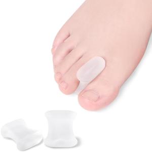 Gel Toe Spacers 12-Pack Soft Silicone Toe Separators for Overlapping Toes, Bunions, Calluses, Bunion Toe Spacers for Women & Men, Big Toe Spacer