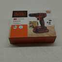 BLACK+DECKER 20V MAX Cordless Drill/Driver Kit with ‎Battery, Charger, and Double Ended Bit (BDCDD120C)