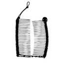 HairZing Clip | Medium Stretchy Banana Hair Clips for Women - Snug Comb Clips for Thick, Thin and Curly Hair - Comfortable Hold All Day (1 Count (Pack of 1))