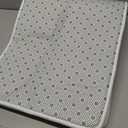Smiry Memory Foam Bath Mat 47x17, Extra Soft and Absorbent Bathroom Mats, Non Slip Washable Carpet for Floor, Shower and Tub, White
