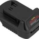 18V to Battery Adapter, Heat, Compact, Quick Installation, for Power Tool Enthusiasts and DIYers