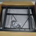 Microwave Oven Rack, Microwave stand,Adjustable Shelf with 6 Hooks Microwave Shelf, Microwave Rack, Extendable Kitchen Microwave Stand, Microwave Stand with Storage, Black (shelf 001)