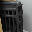 IRIS USA Dog Playpen 24" 4-Panel Puppy Playpen, 35 x 35 x 24, Dog Playpen, Dog Play Pen Indoors, Pet Fence, Puppies/Small Dogs, Black