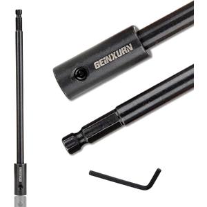 Tools Hole Saw Extension Chuck, 10-Inch x 3/8-Inch Hex Shank Reducing Locking Impact Extension