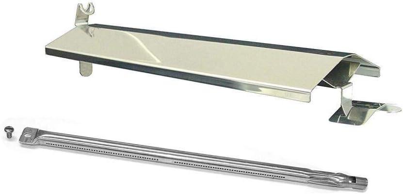 Replace parts Stainless Steel Heat Plate(10-965) and Burner w/Screw(10-957) Replacements for Magma a10-803, a10-918l, a10-918ls, a10-1218l and a10-1218ls Grills