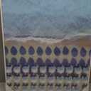 Colorful White Umbrellas Poster Print - Boho Wall Art Decor, Photo Wall Art for Home & Office (24x18 in | 60x45 cm, 1) Unframed)