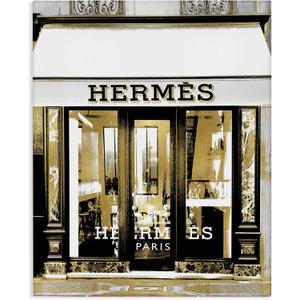 Paris Fashion Storefront Glam, 16 x 20 Inch Canvas Wall Art