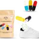 4 x 6 PCs Shoe Deodorizer & Hamper Deodorizer Pills |Moisture absorbers & odor eaters for shoes | Recharge & Spill-free Refresher Balls for Sneakers, Closets, Boxing Gloves, Cars and Gym bags