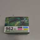 962XL Ink Cartridges for HP 962XL Ink Cartridges Combo Pack Work for HP Officejet Pro 9015e 9010 9025e 9015 9025 9018e 9025e 9020 Printer for HP 962 (4 Pack)