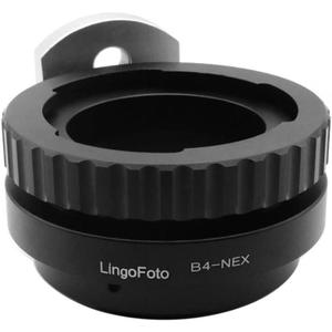 B4-NEX Lens Adapter Ring for B4 2/3" Mount Lens for NEX E-Mount Camera Metal Dual Purpose Adapter Ring Manual Focus