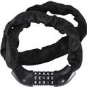 Pro-Bike Tool Bike Locks - 35.4-Inch - Heavy Duty Anti Theft Bicycle Lock - 5-Digit Code Keyless Combination - Weatherproof & Friction Proof - Universal Fit for Road, Mountain, Electric & BMX Bikes