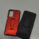 for Samsung Galaxy A23 5G (SM-A236) - Shockproof Phone Case w/Belt Clip Holster - VX Red