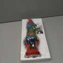 Garden Gnome Statue with Solar Lights Garden Sculptures Funny Triple Gnome Outdoor Patio Lawn Yard Balcony Home Decor Birthday Gift for Woman Grandma 12 In Spring Gnomes (Multicolor)