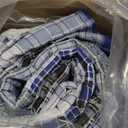 Hailea Plaid Quilt Queen Size Blue White Patchwork Bedding Lightweight Buffalo Checkered Bedspread Coverlet All Season Home Bedding Decor with 2 Pillowshams