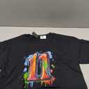 Number 11 11th Birthday Eleven Year Old Boys Girls Graffiti T-Shirt, Small, Black
