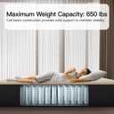 SENNOUL Air Mattress Queen with Built in Pump - Upgraded Blow Up Bed, 2 Mins Quick Self Inflatable, 13"/650lbs Max, Strong Support, All Night No Lost Air, for Camping,Home,Guests & Portable Travel