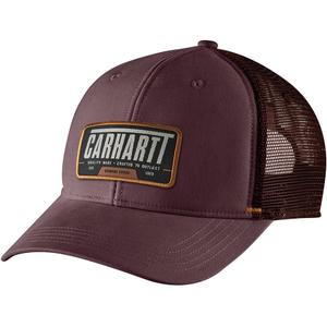 Carhartt Men's 105971 Canvas Mesh-Back Outlast Patch Cap (Port)