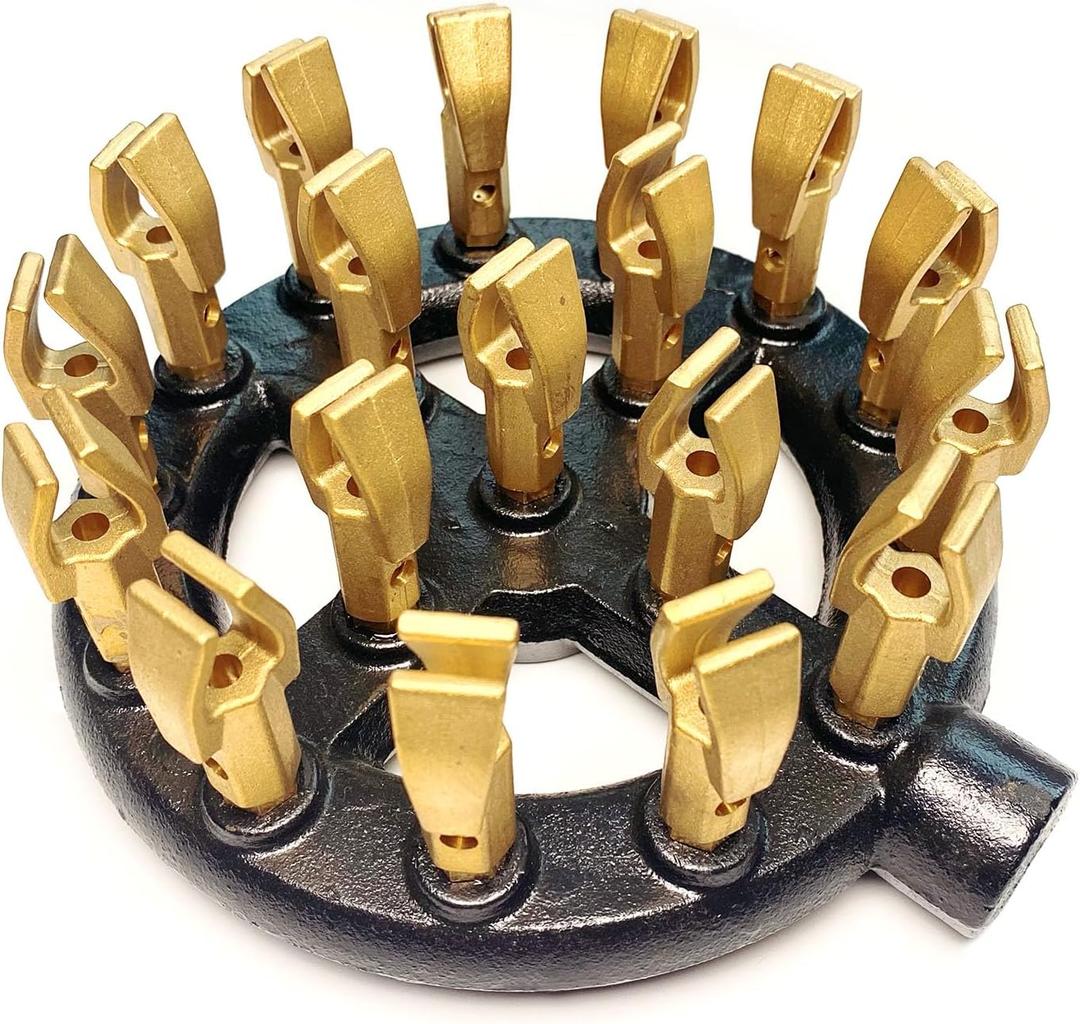 Sunrise Kitchen Supply Commercial Use 18 Duck Tips Jet Burner, Natural Gas