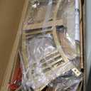 Large Wall Clock for Living Room Decor  48 inch Silent Non-Ticking Modern Farmhouse Wall Clock, Oversized Decorative Metal Roman Numeral Clock, Gold