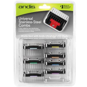 Andis - set of combs lifted stainless steel parts 8