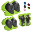 Kids Protective Gear Set Wemfg Knee Pads for Kids 3-8 Years Toddler Knee and Elbow Pads with Wrist Guards 3 in 1 for Skating Cycling Bike Rollerblading Scooter(Green)