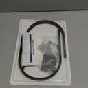 Garden Hose Holder Wall Mount - Metal Water Hose Hanger for Outside, Durable Hook for Garden, Garage, or Yard Storage (Black-Solid Frame)