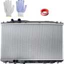 Engine Coolant Radiator Fits for Honda Civic DX/EX/GX/LX/Sport/Si, for Honda MUGEN Si, 1.8L/2.0L 2006-2012, OE Replacement CU2922, 2922, 2926, 8012926, 8012922, 19010RNBA51, 19010RNBC51