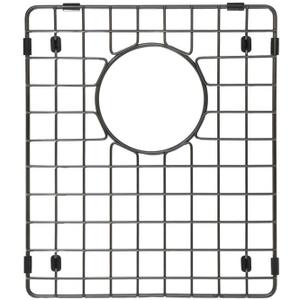 Starstar Sinks Protector Matte Black 304 Stainless Steel Kitchen Sink Bottom Grid, Rack (14 Length x 16 Width)