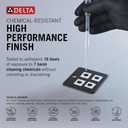 Delta 35849LF-BL Nicoli Bathroom Faucet, Lever Handle, Matte Black