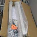 Ladder Rack for Van, Van Roof Rack Compatible with Chevy Express 1500 2500 3500 Ford Econoline GMC Savana Fullsize with Rain Gutter, Adjustable Length 57''-65'', 3 Bars, 800 Lbs, White