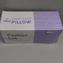 C CUSHION LAB Deep Sleep Pillow, Patented Ergonomic Contour Design for Side & Back Sleepers, Orthopedic Cervical Shape Gently Cradles Head & Provides Neck Support & Shoulder Pain Relief - Calm Grey