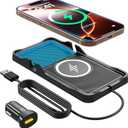Wireless Car Charger,LANSEMKU Car Wireless Chargers Charging pad Non Slip 15w Fast Charger for Car Wireless Phone Charger for iPhone17/ 16/15/14/13/12 Pro Max,for Android (with Holder-100cm Cable)