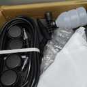 Portable Cordless Pressure Washer with Tank: 1200 PSI Foldable Power Washer – 3.4 Gal Tank, 7Level Adjustable Sprayer & 360° Nozzle – Compact Electric Cleaner for Car, Garden, Patio, Camping