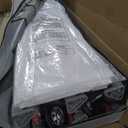 Eurmax USA 10'x20' Pop-up Canopy Tent Commercial Instant Canopies with 4 Removable Zipper End Side Walls and Roller Bag, Bonus 6 SandBags(White)