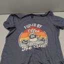 Retro Vintage Fueled By Coffee Lover And True Crime Podcast T-Shirt, 1X