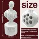 Julius Caesar Pencil Holder Fun Caesar Pen Holder for Desk Teacher Office Organizers Stationary for History Teacher Ides of March