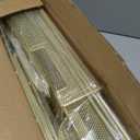 OPNICE Desk Organizer, 4-Tier Desktop File Organizer with Drawer and 2 Pen Holders, Office Desk Accessories, File Sorters, Workspace Organizers for Office Supplies(Gold)