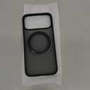 TORRAS Upgraded 360 Magnetic Stand for iPhone 17 Pro Max Case with Camera Control Button, Fit for MagSafe with Ring, Mil-Grade Protection, Translucent Slim for iPhone 17 ProMax Case Ostand, Black