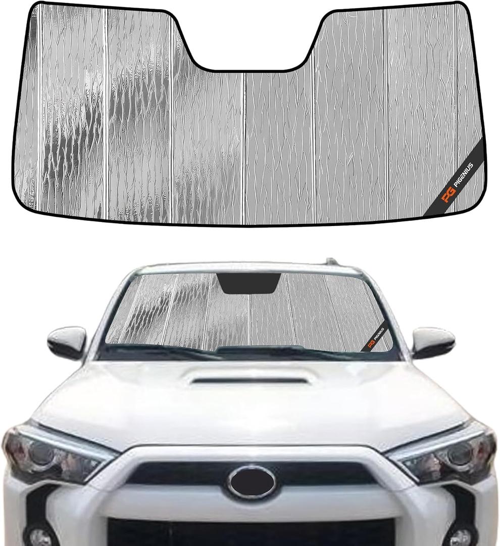Pigenius Windshield Sunshade for Toyota 4Runner 2010-2019 Window Sun Shade- AstraGuard