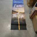 Christian Brands Foundation Series Banner - I Am The Way, The Truth and The Life (2' X 6')