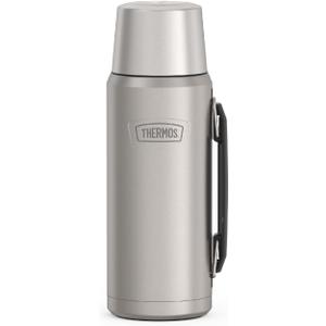 THERMOS ICON SERIES, Stainless Steel Beverage Bottle, Matte Stainless Steel, 40 oz