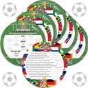 25 Pack 2026 Soccer-game Party Game Cards World Competition Match Predictions Scorecard Double-sided Funny 2 in 1 Game for Family Business Football Competition Ball Game-watch Event Supplies