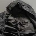 TIDTALEO Black Motorcycle Cover XXXL with Storage Bag UV Resistant Breathable Double Stitched Seams Elasticated Hem for Outdoor Rain Dust Snow Protection