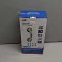 TAILI Shower Handles for Elderly Suction, 2 Pack 12 Inch Shower Grab Bars for Seniors, Grab Bars for Bathtubs and Showers, No Drilling Removable Safety Shower Grip, Silver