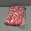 10 Pack Red and White Checkered Tablecloths, 54×108 Inches Rectangle Plastic Gingham Table Covers, Waterproof Disposable Table Cloths for Birthday, Picnic, Holiday Party Decoration, 54"x108" - 10 Packs