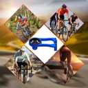 Cycling Computer Mount - Versatile Out Front GPS Mount for Wahoo, Garmin, Bryton, Cateye - Compatible with 1.26''/32mm Handlebars - Ideal for Mountain Bikes and More (Blue)